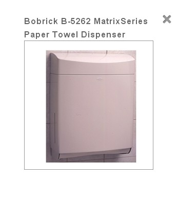 Bobrick Matrix Series Towel Dispenser B-5262 